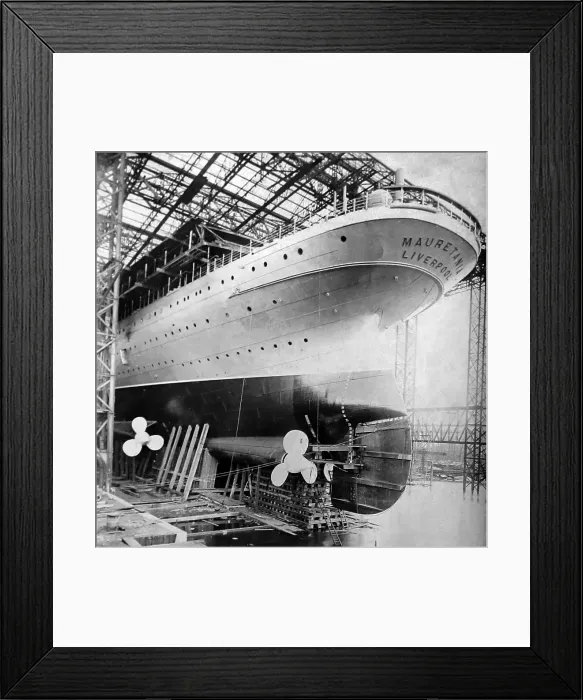 Framed Print : RMS Mauretania Framed Print : RMS Mauretania