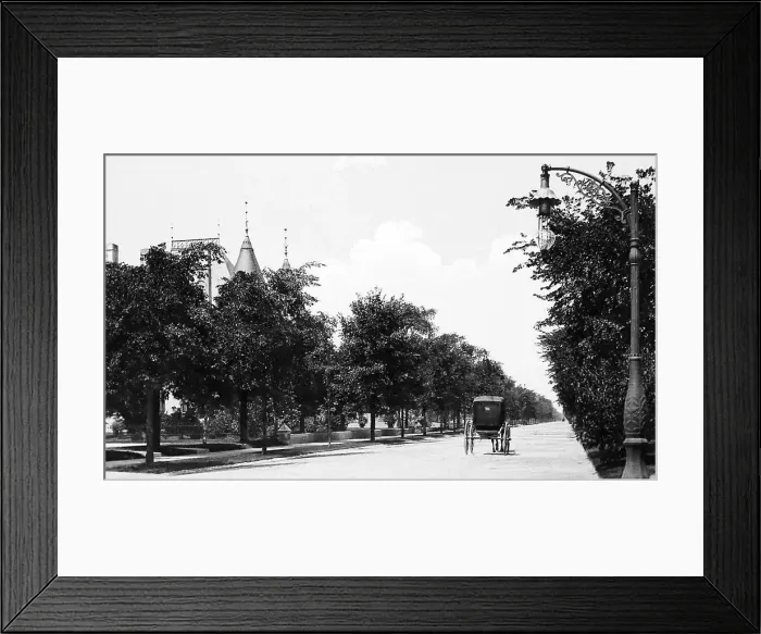 Framed Print : Drexel Boulevard, Chicago, USA Framed Print : Drexel Boulevard, Chicago, USA