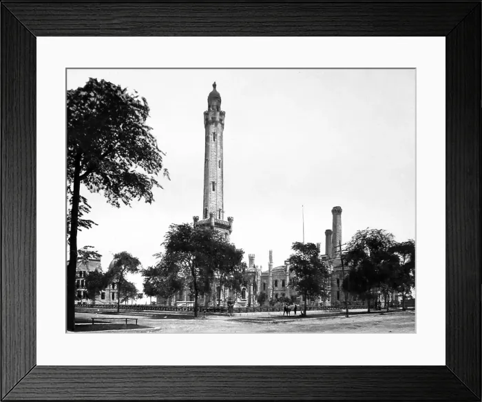 Framed Print : Chicago Water Works, Chicago, USA Framed Print : Chicago Water Works, Chicago, USA