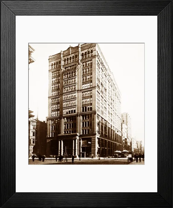 Framed Print : Chicago Chamber of Commerce - hand coloured when published Framed Print : Chicago Chamber of Commerce - hand coloured when published