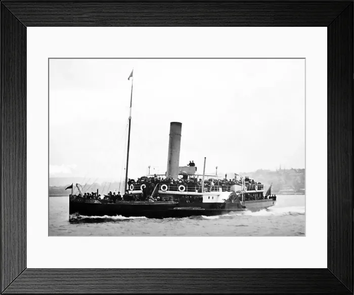 Framed Print : Prince of Wales paddle steamer operating between Framed Print : Prince of Wales paddle steamer operating between