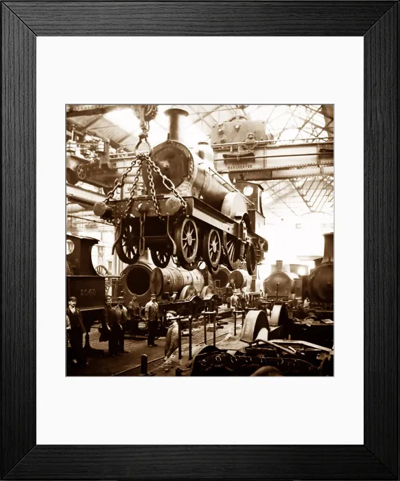 Framed Print : Railway locomotive Works Framed Print : Railway locomotive Works