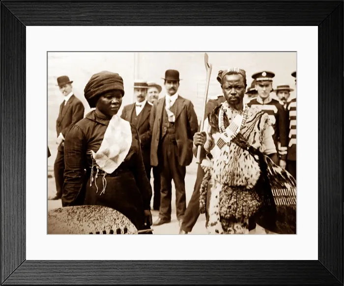 Framed Print : Zulu at the British Empire Exhibition, Wembley Framed Print : Zulu at the British Empire Exhibition, Wembley