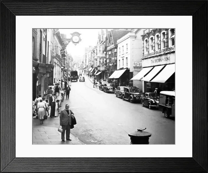 Framed Print : Winchester in the 1950s Framed Print : Winchester in the 1950s
