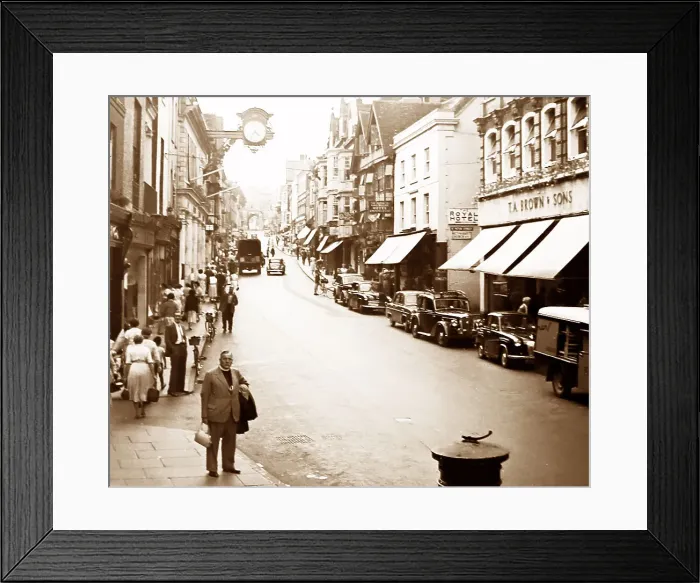 Framed Print : Winchester in the 1950s Framed Print : Winchester in the 1950s