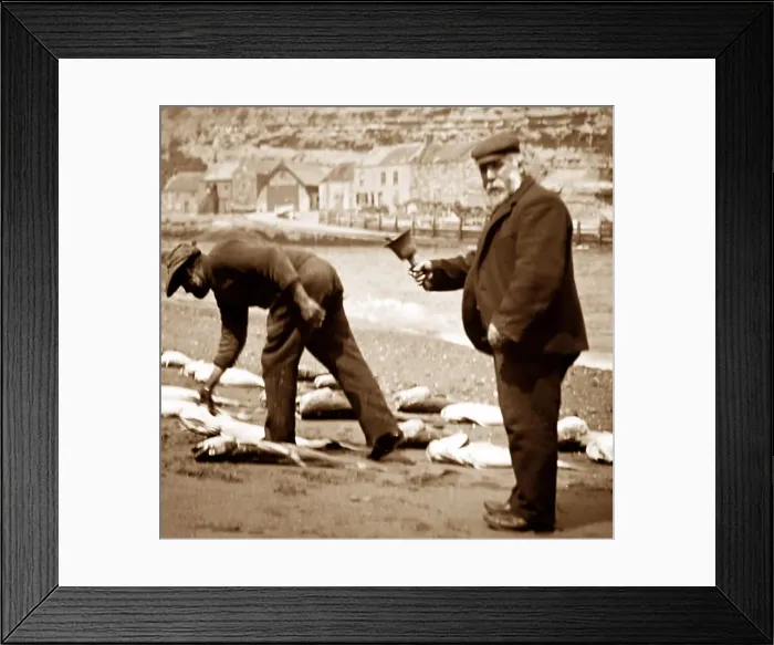 Framed Print : Fishermen, Staithes Framed Print : Fishermen, Staithes