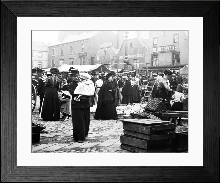 Framed Print : Knaresborough, Yorkshire - early 1900s Framed Print : Knaresborough, Yorkshire - early 1900s