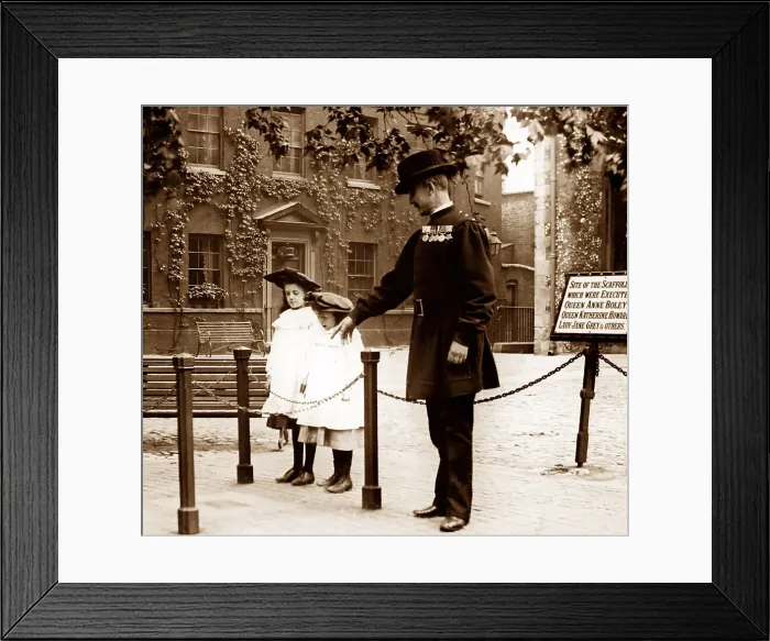Framed Print : Tower of London Beefeater Framed Print : Tower of London Beefeater