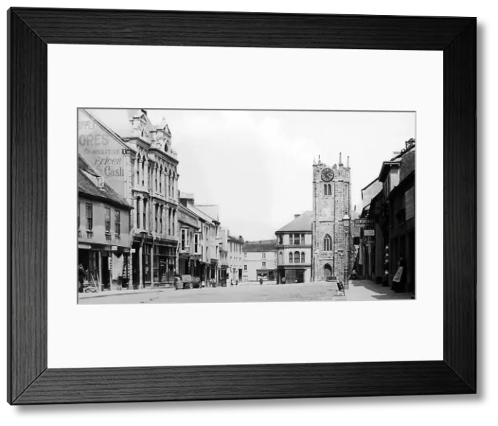 Framed Print : Okehampton in Devongraph Framed Print : Okehampton in Devongraph
