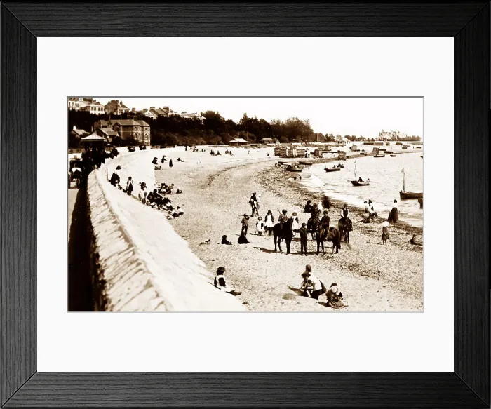 Framed Print : Exmouth in Devon - Victorian period Framed Print : Exmouth in Devon - Victorian period