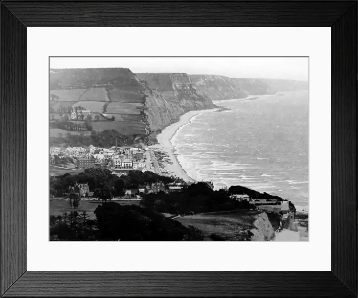 Framed Print : Sidmouth in Devon - Victorian period Framed Print : Sidmouth in Devon - Victorian period