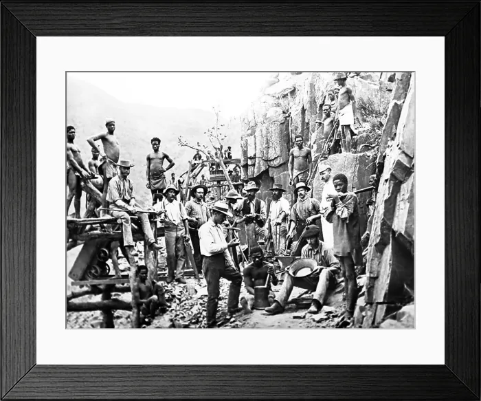 Framed Print : Gold mining in South Africa Framed Print : Gold mining in South Africa