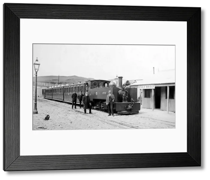 Framed Print : Vale of Rheidol Railway, Wales - early 1900s Framed Print : Vale of Rheidol Railway, Wales - early 1900s