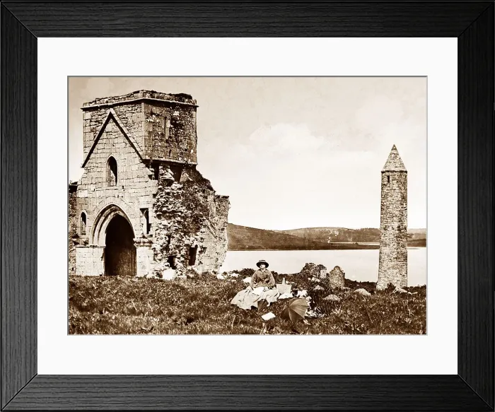 Framed Print : Devenish Island, Lough Erne, Enniskillen, Ireland Framed Print : Devenish Island, Lough Erne, Enniskillen, Ireland