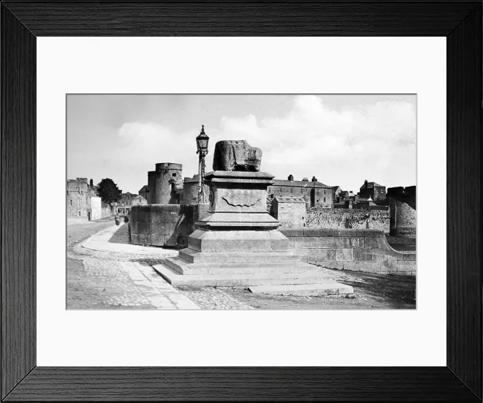 Framed Print : The Treaty Stone, Limerick, Ireland Framed Print : The Treaty Stone, Limerick, Ireland