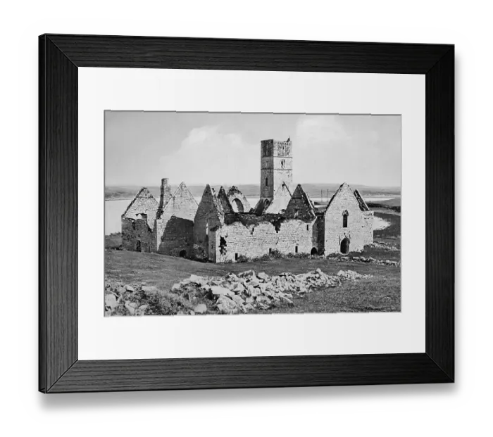 Framed Print : Rosserk Abbey, County Mayo- Victorian period Framed Print : Rosserk Abbey, County Mayo- Victorian period
