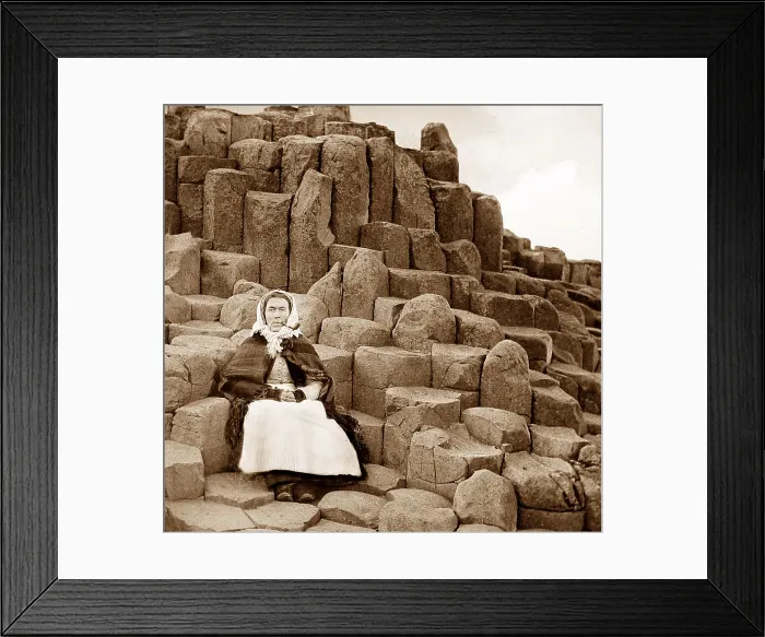 Framed Print : Wishing chair, Giants Causeway, Ireland Framed Print : Wishing chair, Giants Causeway, Ireland