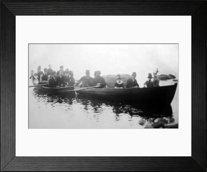 Framed Print : The Gobbins, Islandmagee, ireland - early 1900s Framed Print : The Gobbins, Islandmagee, ireland - early 1900s