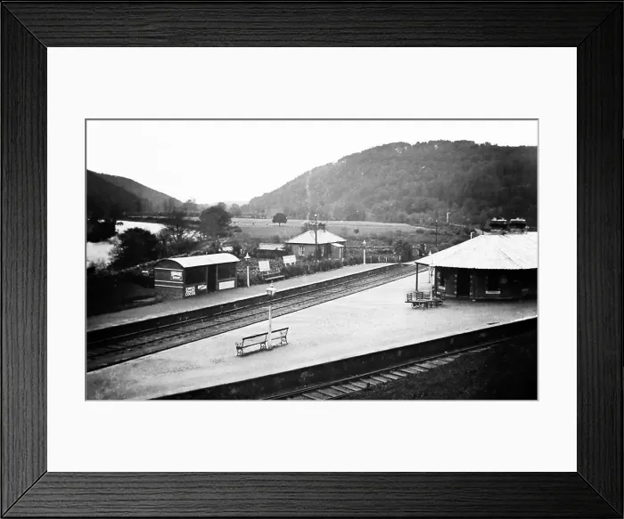Framed Print : Vale of Avoca Railway Station, Ireland - early 1900s Framed Print : Vale of Avoca Railway Station, Ireland - early 1900s