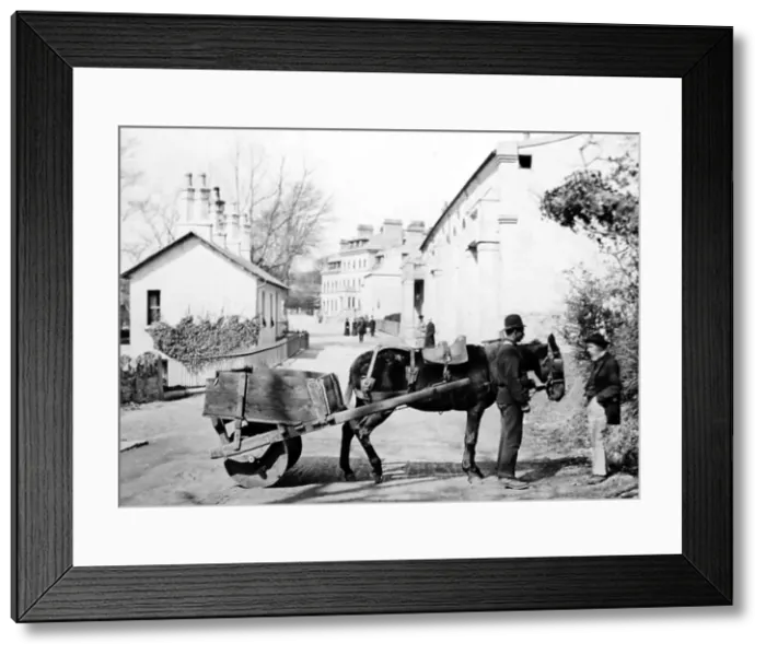 Framed Print : Rostrevor Quay, Ireland - Victorian period Framed Print : Rostrevor Quay, Ireland - Victorian period