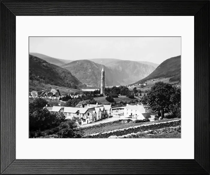 Framed Print : Glendalough Valley, County Wicklow, Ireland Framed Print : Glendalough Valley, County Wicklow, Ireland