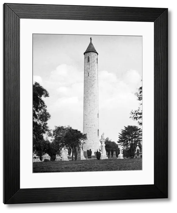 Framed Print : O'Connell's Monument, Dublin, Ireland- Victorian period Framed Print : O'Connell's Monument, Dublin, Ireland- Victorian period