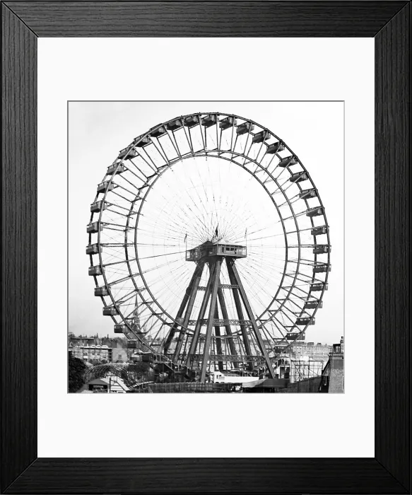 Framed Print : The Great Wheel, Earl's Court, London - Victorian period