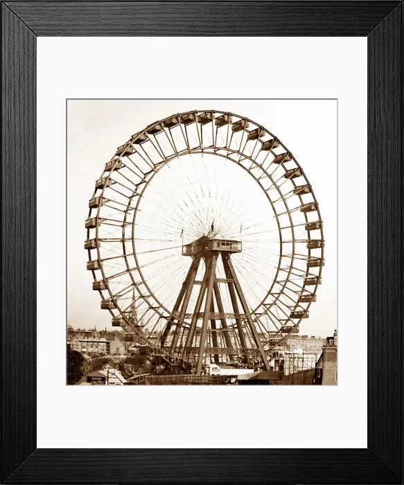 Framed Print : Great Wheel, Earls Court, London Framed Print : Great Wheel, Earls Court, London