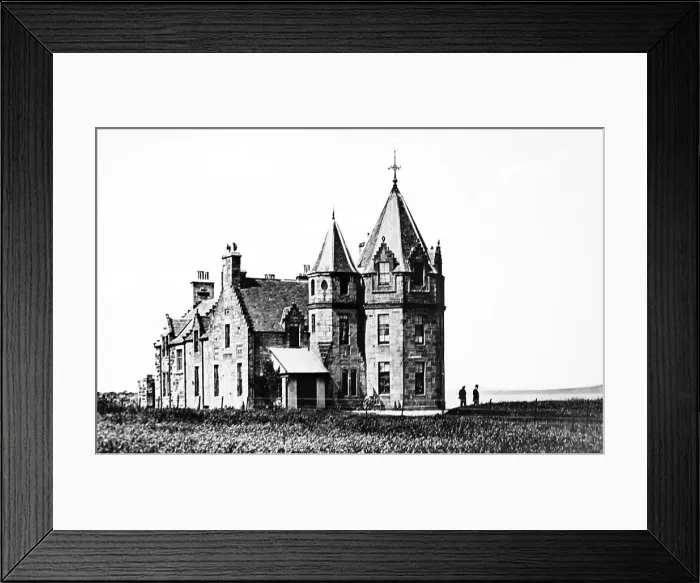 Framed Print : John O'Groats Hotel - hand coloured photo - Victorian period Framed Print : John O'Groats Hotel - hand coloured photo - Victorian period