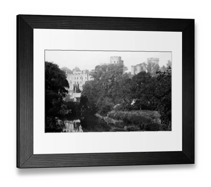 Framed Print : Warwick Castle - Victorian period Framed Print : Warwick Castle - Victorian period