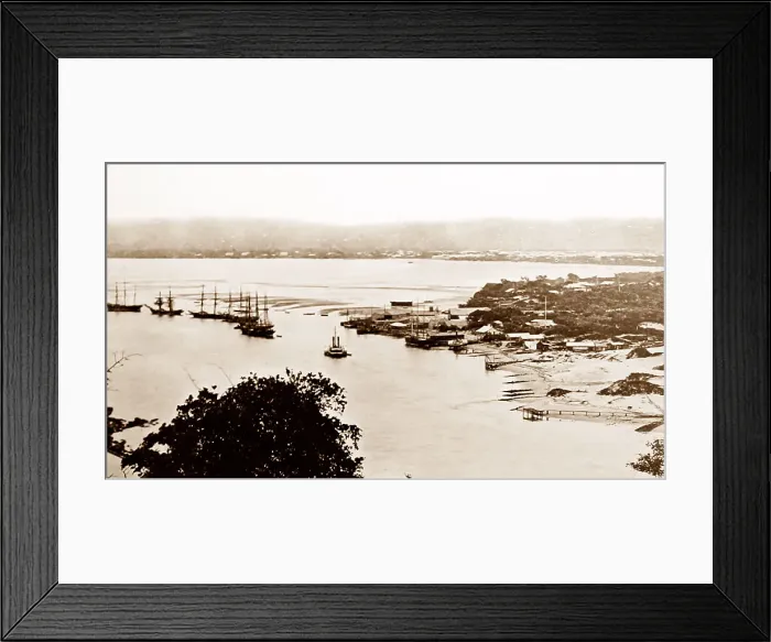Framed Print : Natal Harbour, South Africa - early 1900s Framed Print : Natal Harbour, South Africa - early 1900s