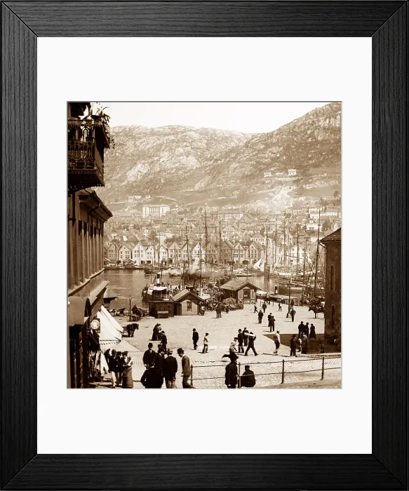 Framed Print : Bergen, Norway Framed Print : Bergen, Norway