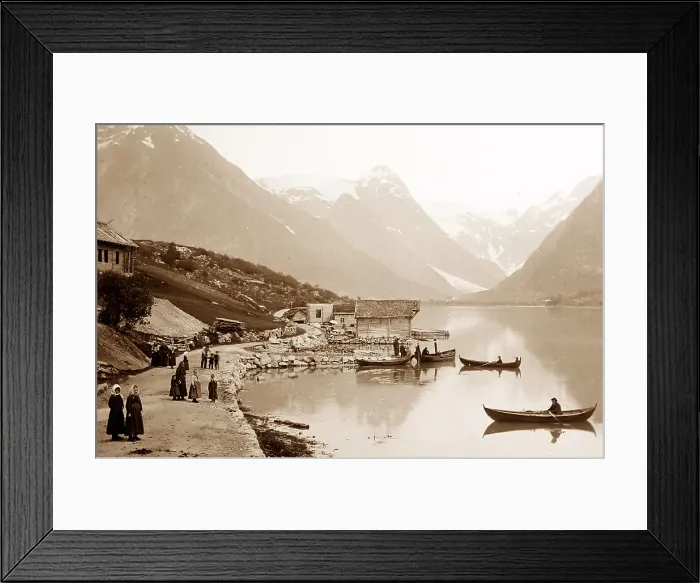 Framed Print : Fjaerlands Fjord, Norway Framed Print : Fjaerlands Fjord, Norway