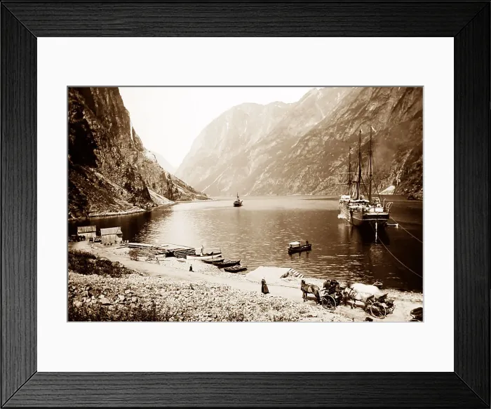 Framed Print : Gudvangen, Norway Framed Print : Gudvangen, Norway