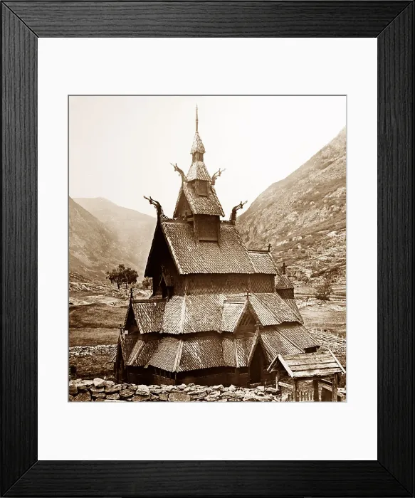 Framed Print : Borgund Church, Norway Framed Print : Borgund Church, Norway