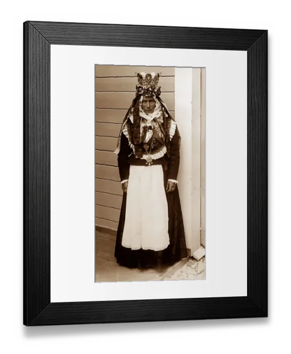 Framed Print : Norwegian bride, Norway Framed Print : Norwegian bride, Norway