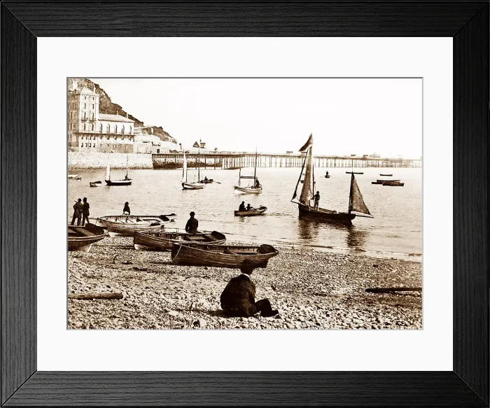 Framed Print : Llandudno beach and pier Framed Print : Llandudno beach and pier