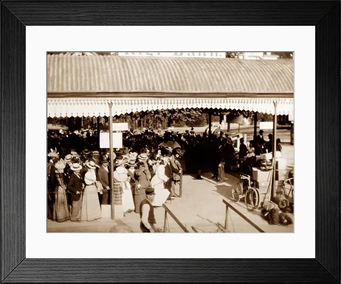 Framed Print : Rigi railway station, Switzerland Framed Print : Rigi railway station, Switzerland