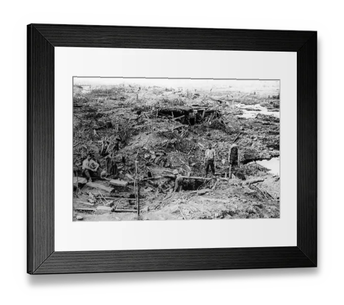 Framed Print : Battle of Flanders, British troops and German Framed Print : Battle of Flanders, British troops and German