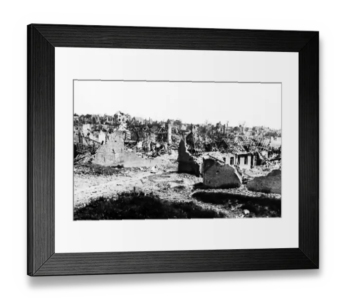 Framed Print : WW1 - First Battle of the Scarpe - Fampoux, France Framed Print : WW1 - First Battle of the Scarpe - Fampoux, France