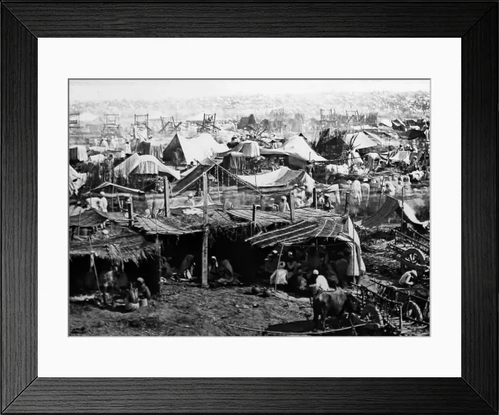Framed Print : A market or fair, India - Victorian period Framed Print : A market or fair, India - Victorian period