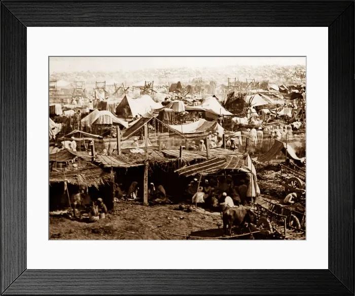 Framed Print : Market and fair, India Framed Print : Market and fair, India