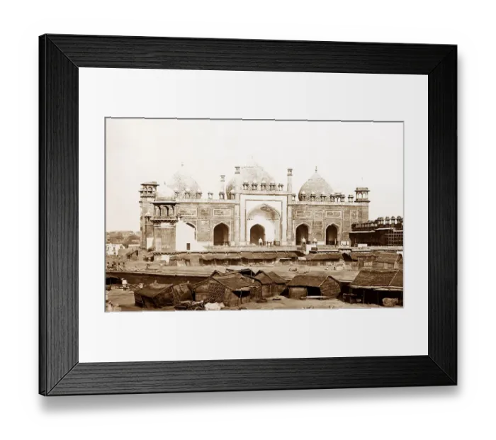Framed Print : Jama Mosque, Musjit, Agra, India Framed Print : Jama Mosque, Musjit, Agra, India