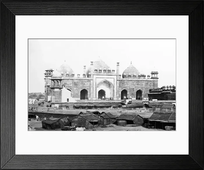 Framed Print : Jama Mosque, Agra, India - Victorian period Framed Print : Jama Mosque, Agra, India - Victorian period