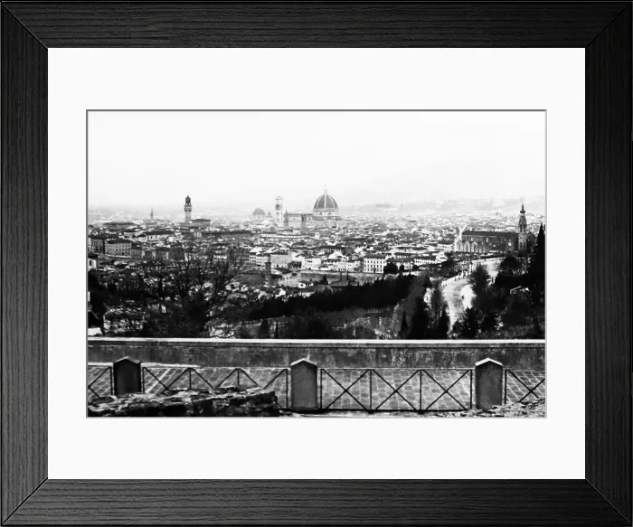 Framed Print : Panorama of Florence, Italy - Victorian period Framed Print : Panorama of Florence, Italy - Victorian period