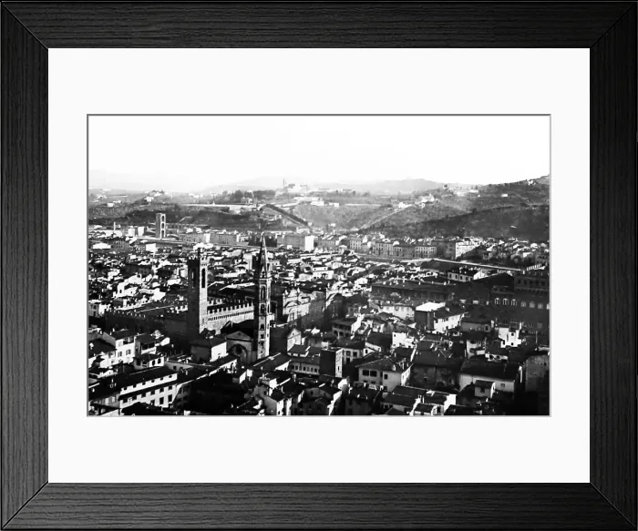 Framed Print : Panorama of Florence, Italy - Victorian period Framed Print : Panorama of Florence, Italy - Victorian period