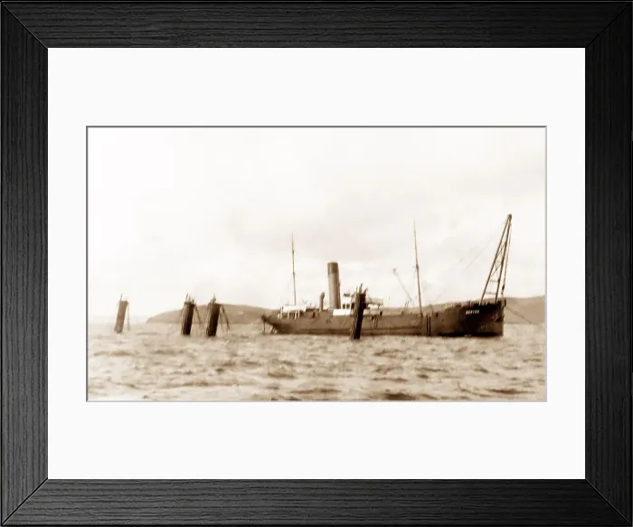 Framed Print : Scapa Flow, salvage boat Framed Print : Scapa Flow, salvage boat