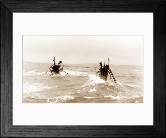 Framed Print : Scapa Flow, sunk German battle ship Framed Print : Scapa Flow, sunk German battle ship