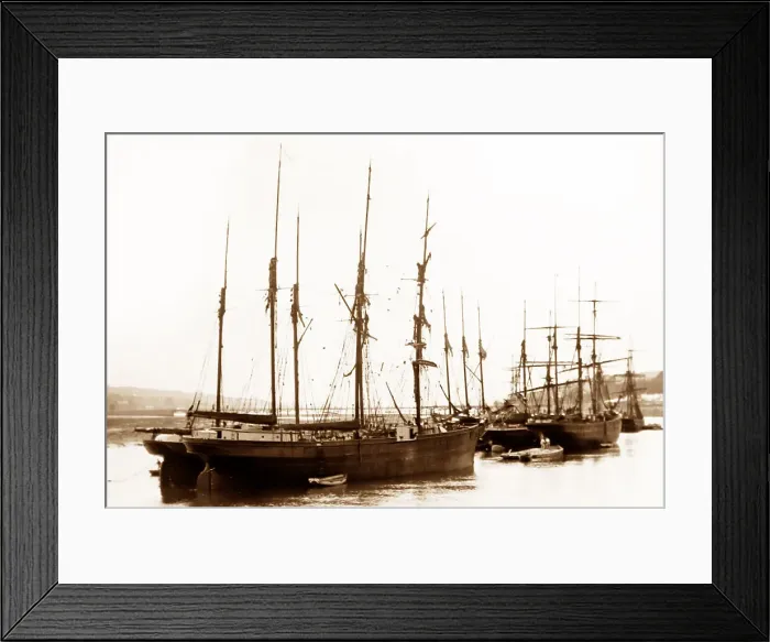 Framed Print : Fishing boats, Shaldon, Devon Framed Print : Fishing boats, Shaldon, Devon