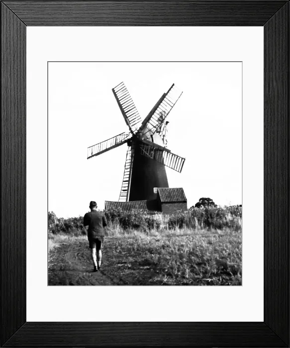 Framed Print : Seaton Ross Windmill, 1930s maybe Framed Print : Seaton Ross Windmill, 1930s maybe